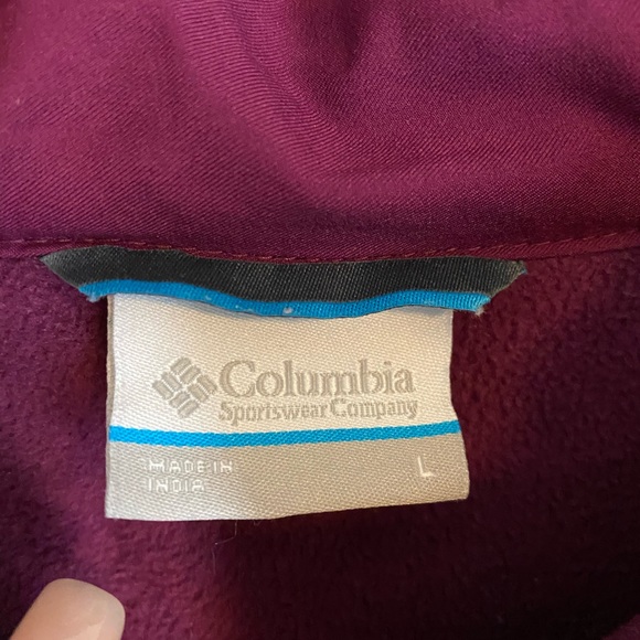 Like new Columbia jacket girls large scuba fleece lined - Picture 5 of 5